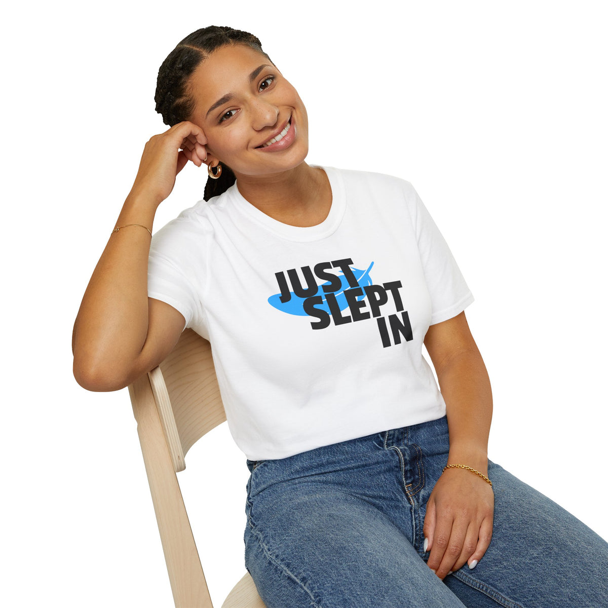 Just Slept In Casual Graphic T-Shirt