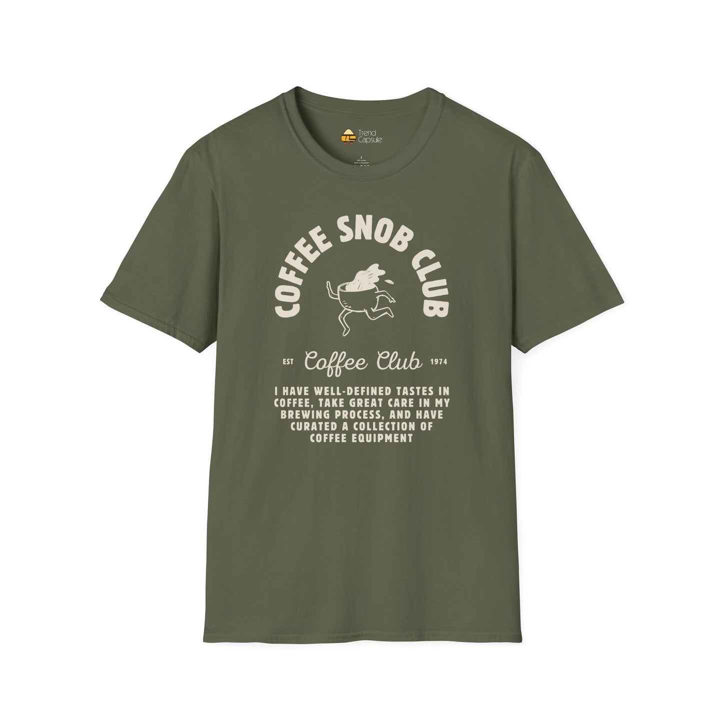 Coffee Snob Club Softstyle T-Shirt