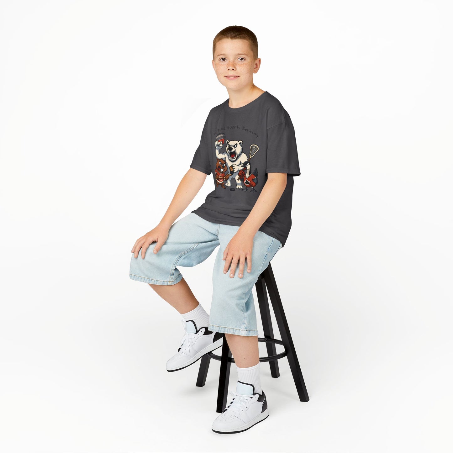 Youth's Sporty Canadian Animal T-Shirt