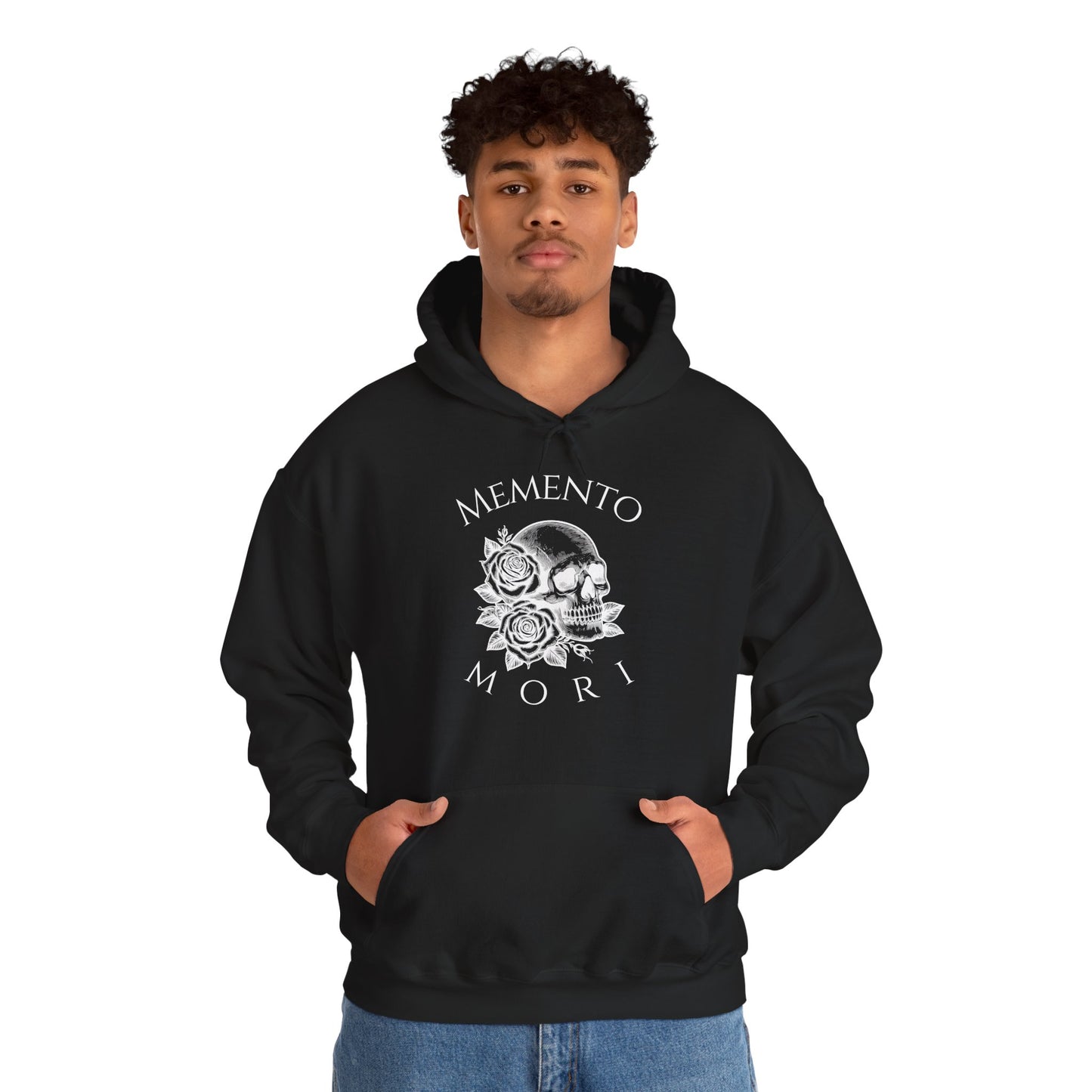 Memento Mori (Remember Death) Skull Rose Hoodie
