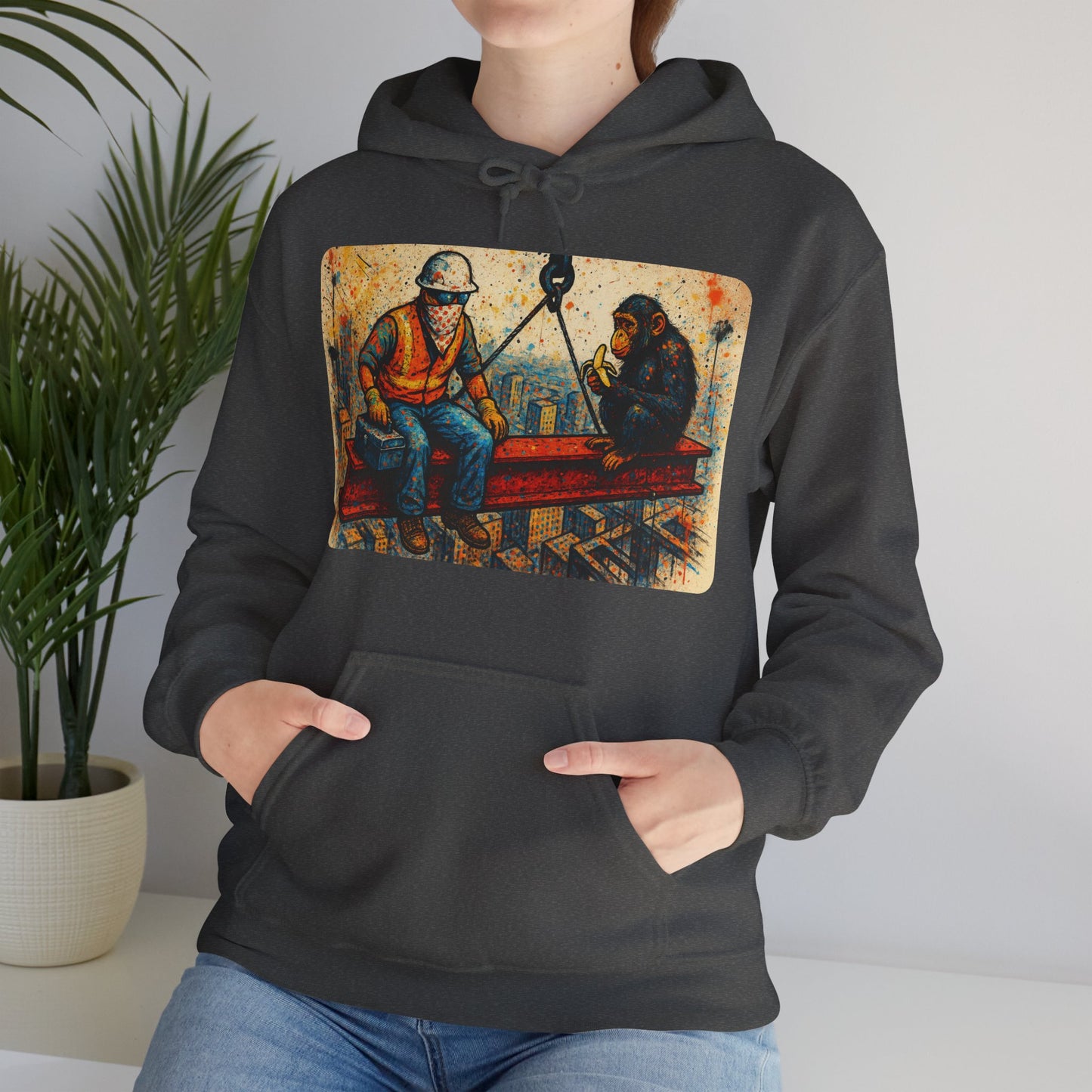Urban Jungle Graffiti Heavy Hoodie