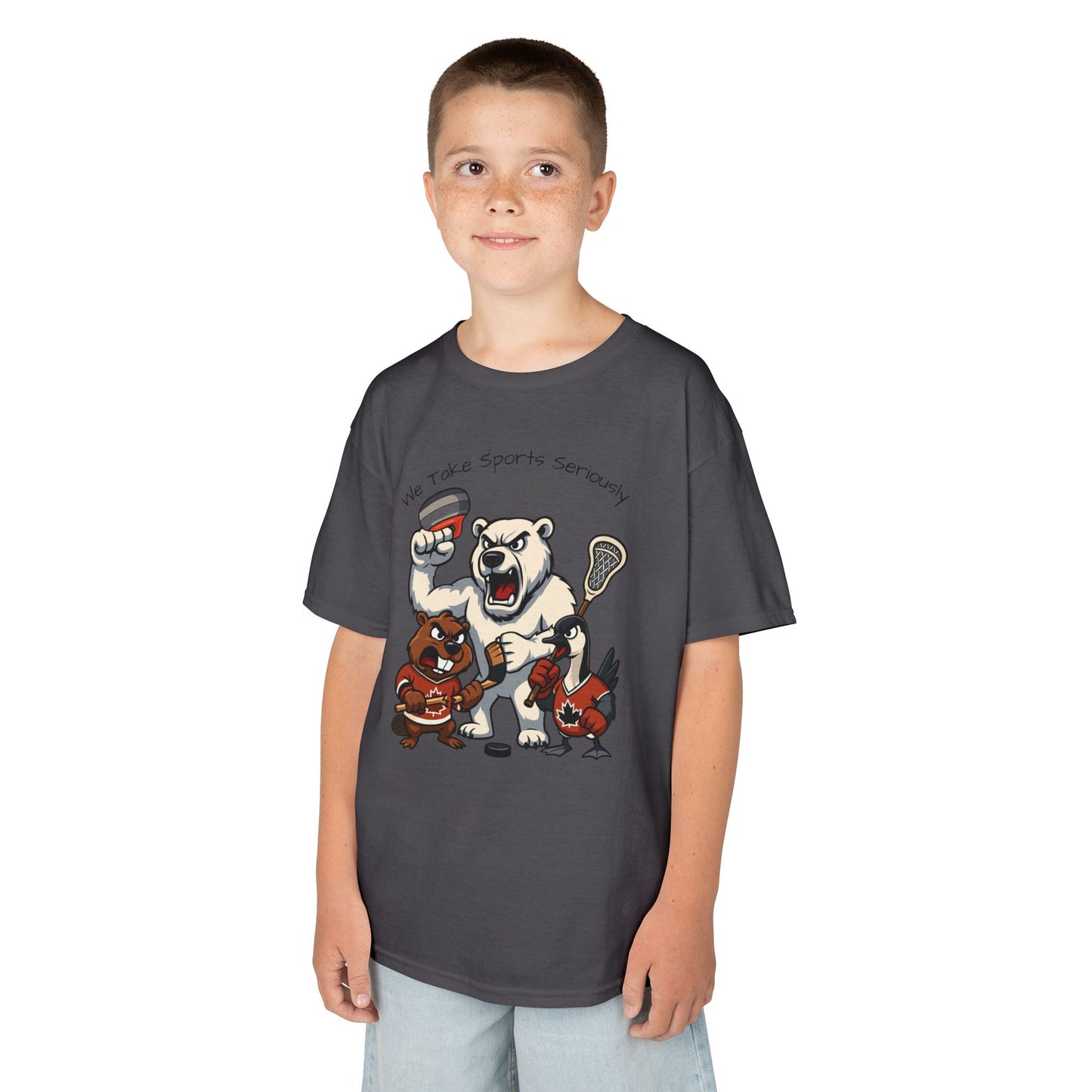 Youth's Sporty Canadian Animal T-Shirt