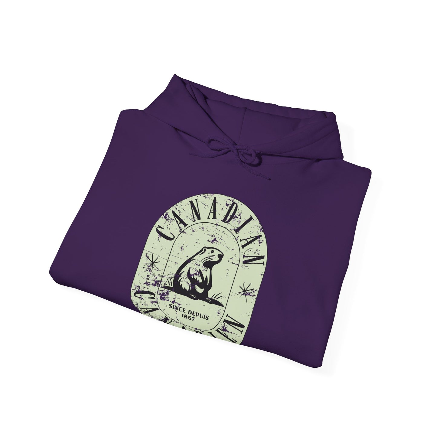 Vintage Canadian Beaver Heritage Hoodie
