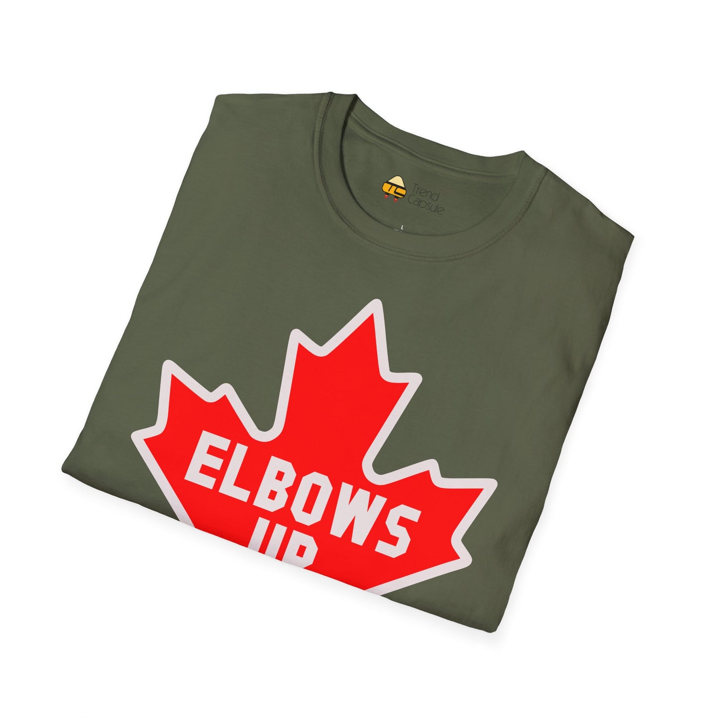 Elbows Up Maple Leaf T-Shirt