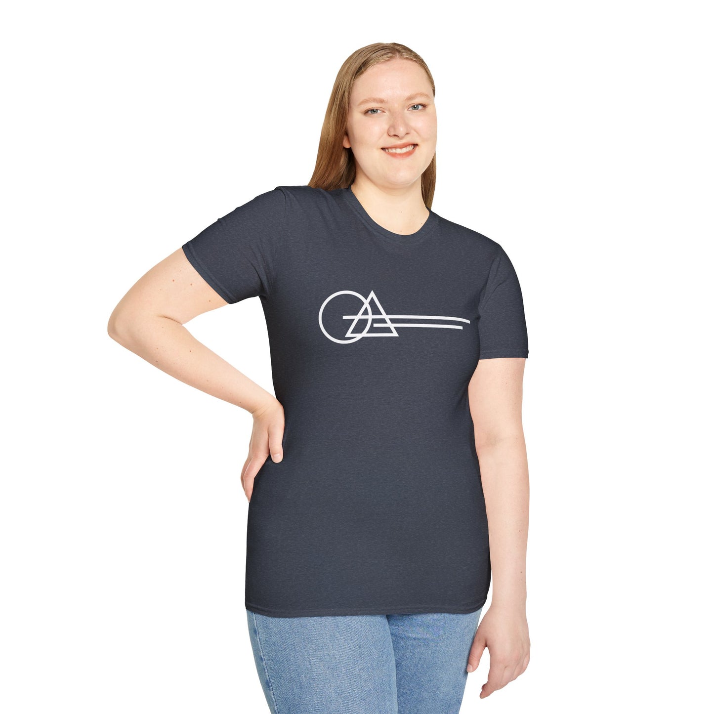Minimalist Geometric Softstyle T-Shirt