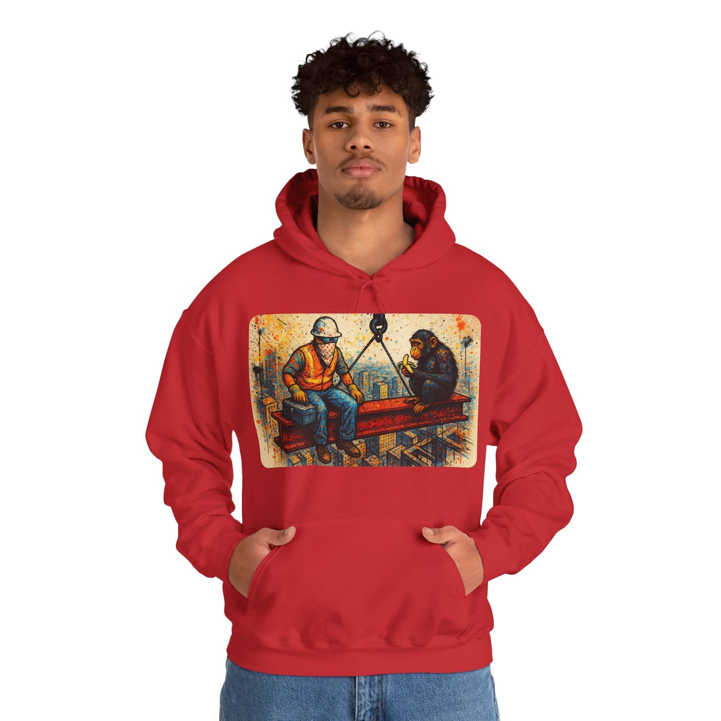 Urban Jungle Graffiti Heavy Hoodie