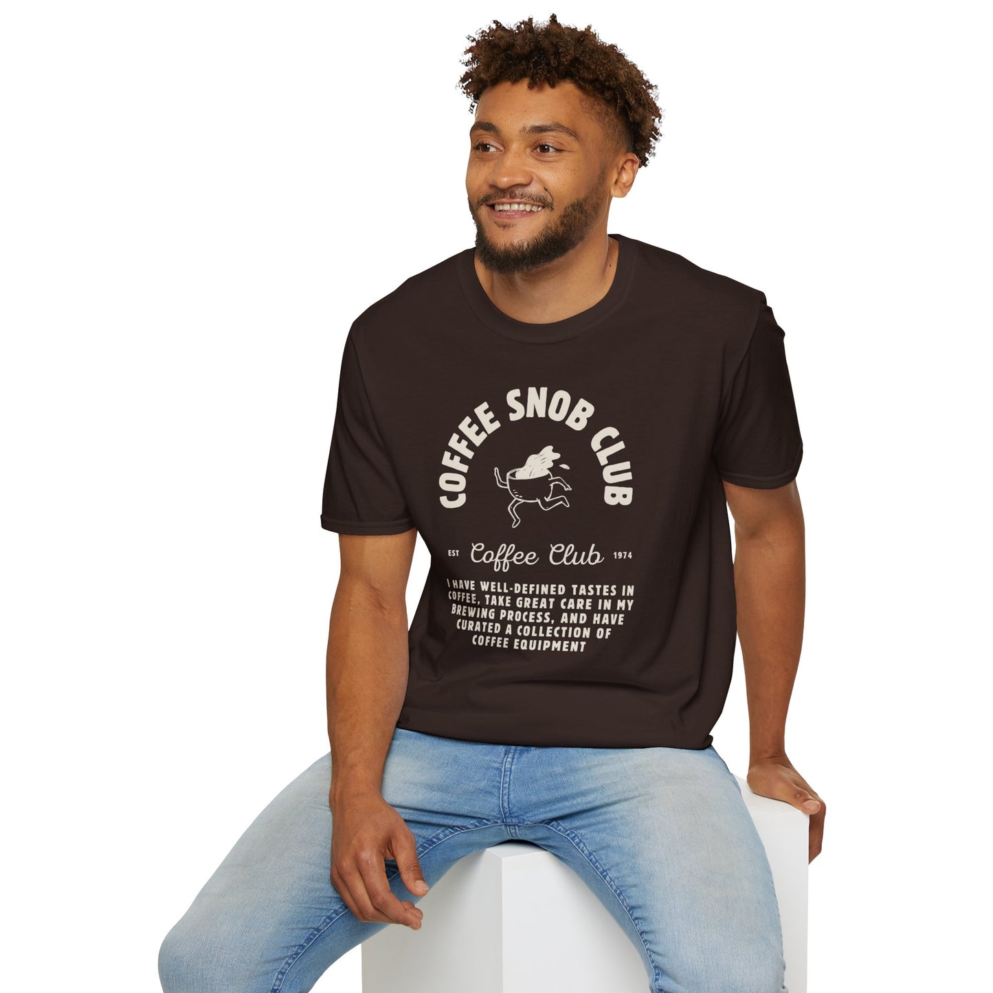 Coffee Snob Club Softstyle T-Shirt