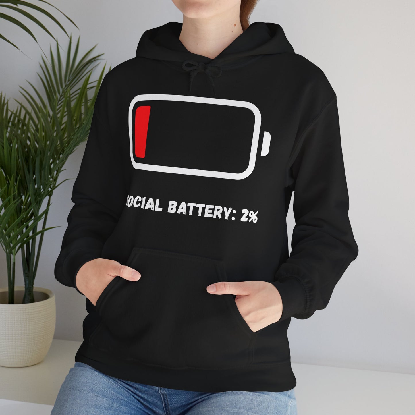 Introvert - Social Battery: 2% Hoodie