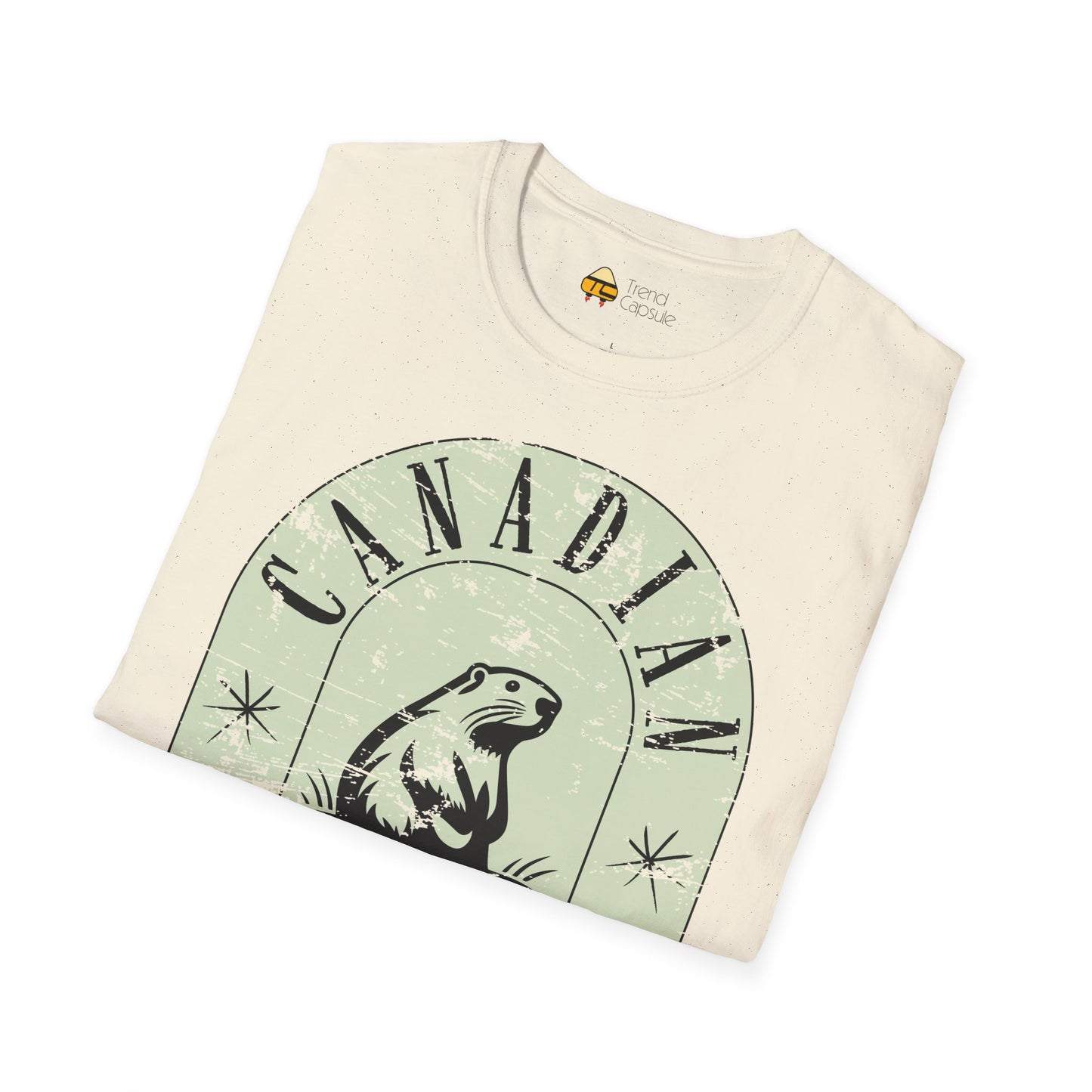 Vintage Canadian Beaver Softstyle T-Shirt