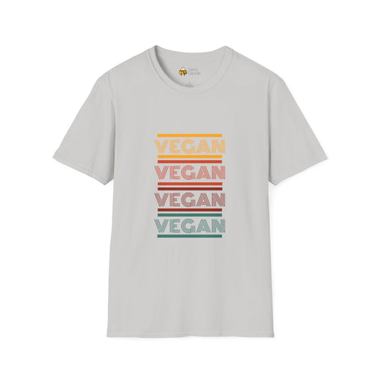 Retro Vegan Eco-Friendly Softstyle T-Shirt