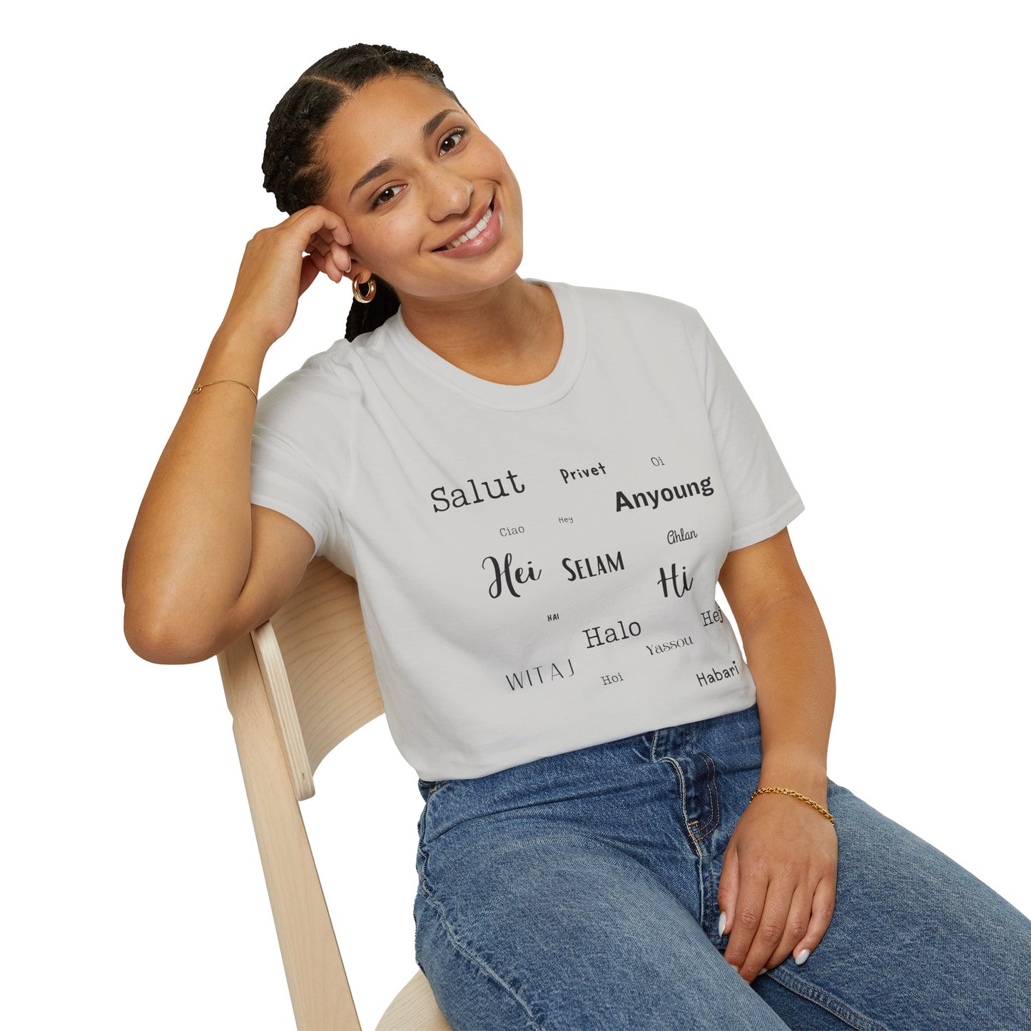 Multi-Language Greetings Softstyle T-Shirt