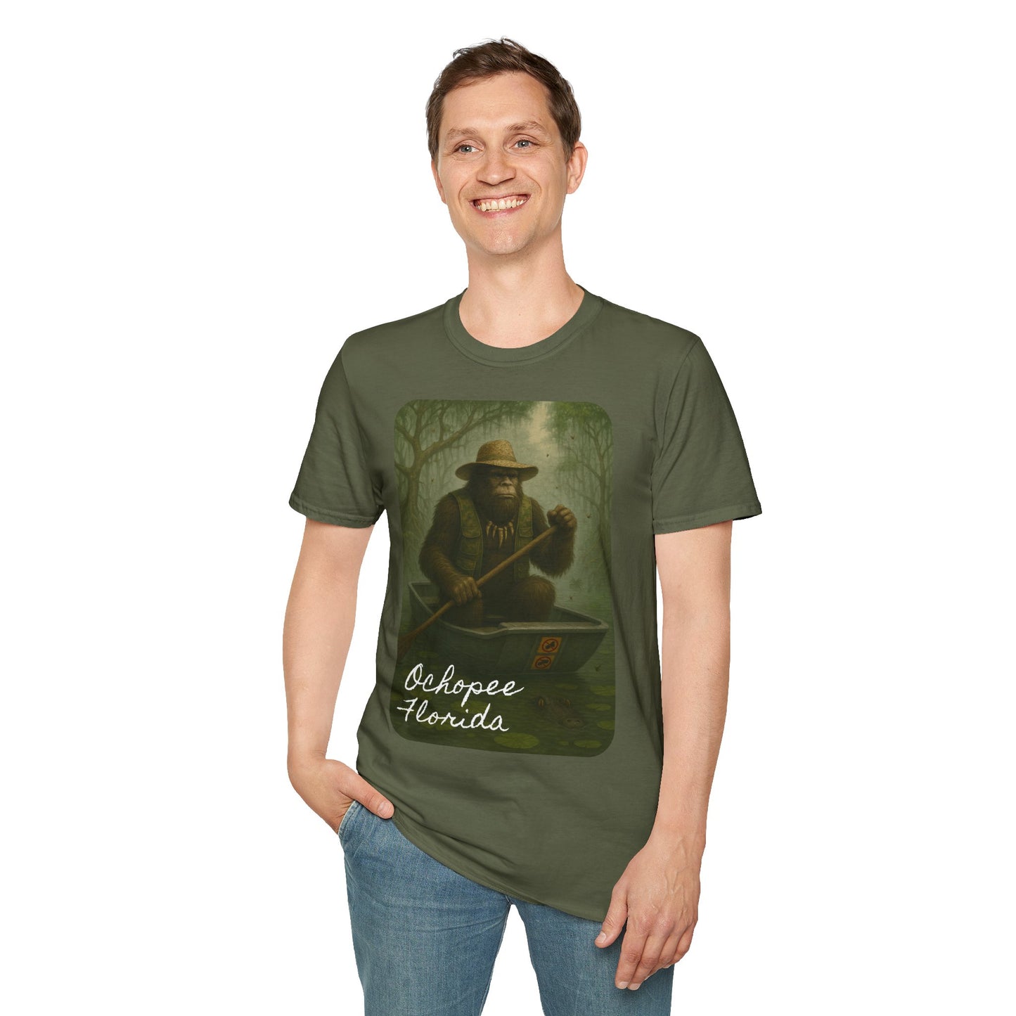 Bigfoot Skunk Ape Swamp Tours T-Shirt