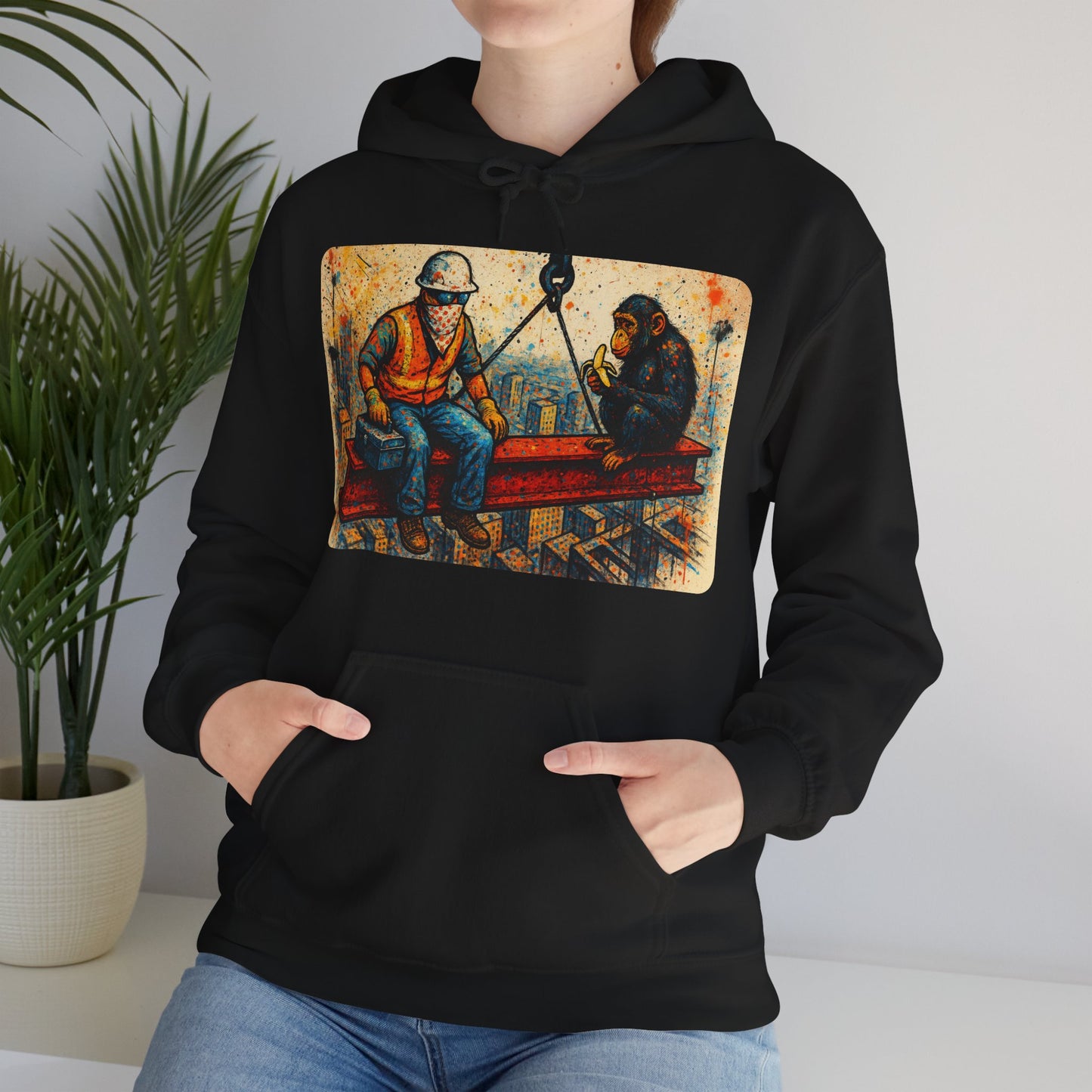 Urban Jungle Graffiti Heavy Hoodie