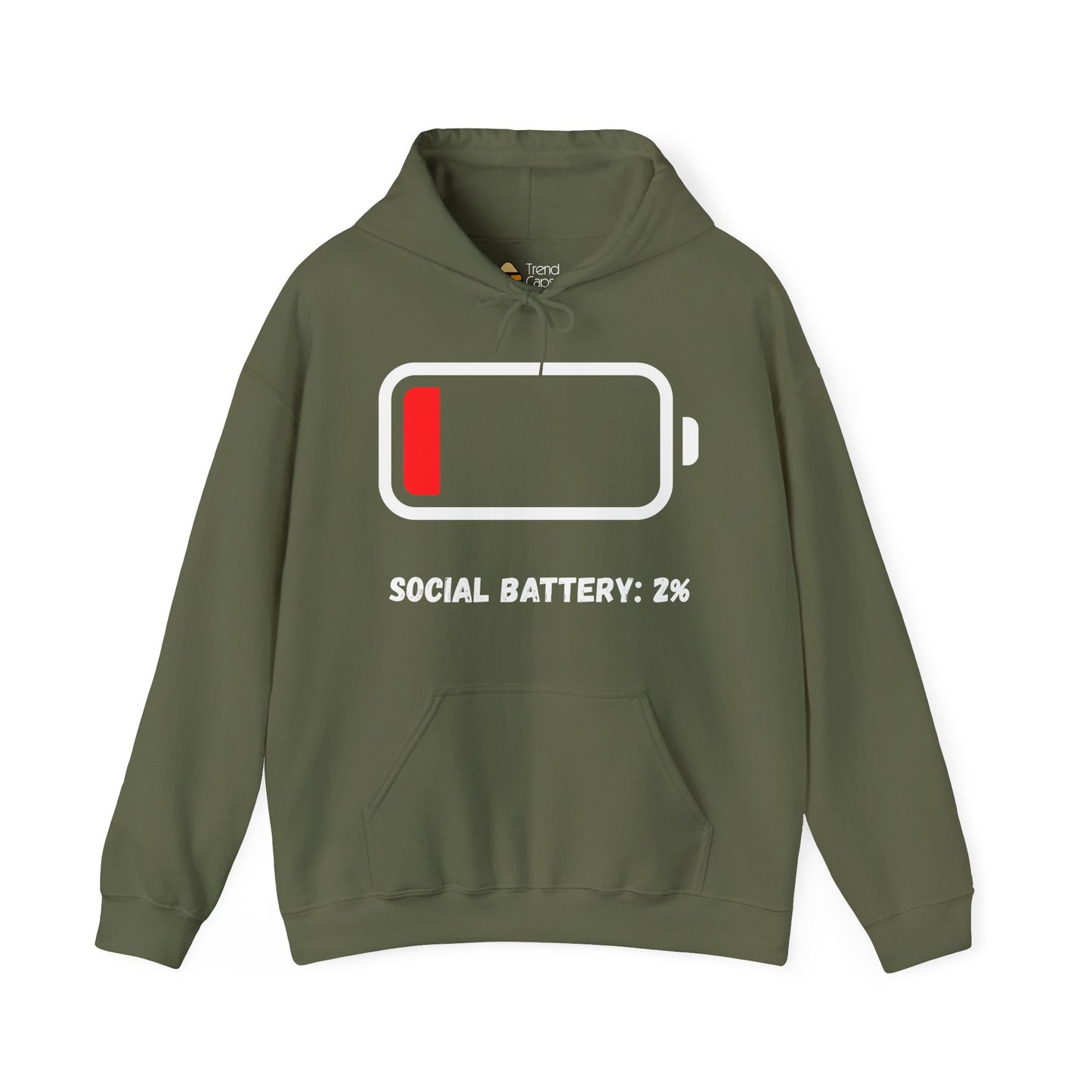 Introvert - Social Battery: 2% Hoodie