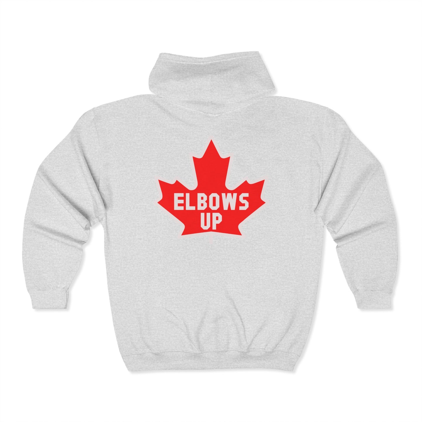Canada Elbows Up Heavy Blend Zip Hoodie