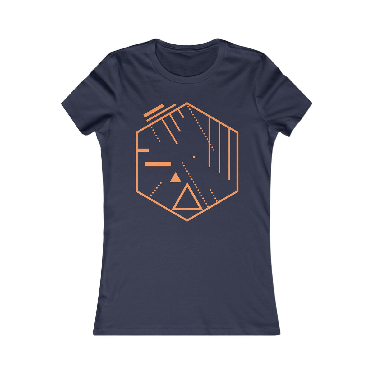 Women's Favourite Stylish Geometric T-Shirt