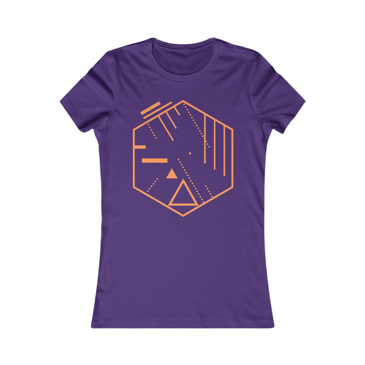 Women's Favourite Stylish Geometric T-Shirt