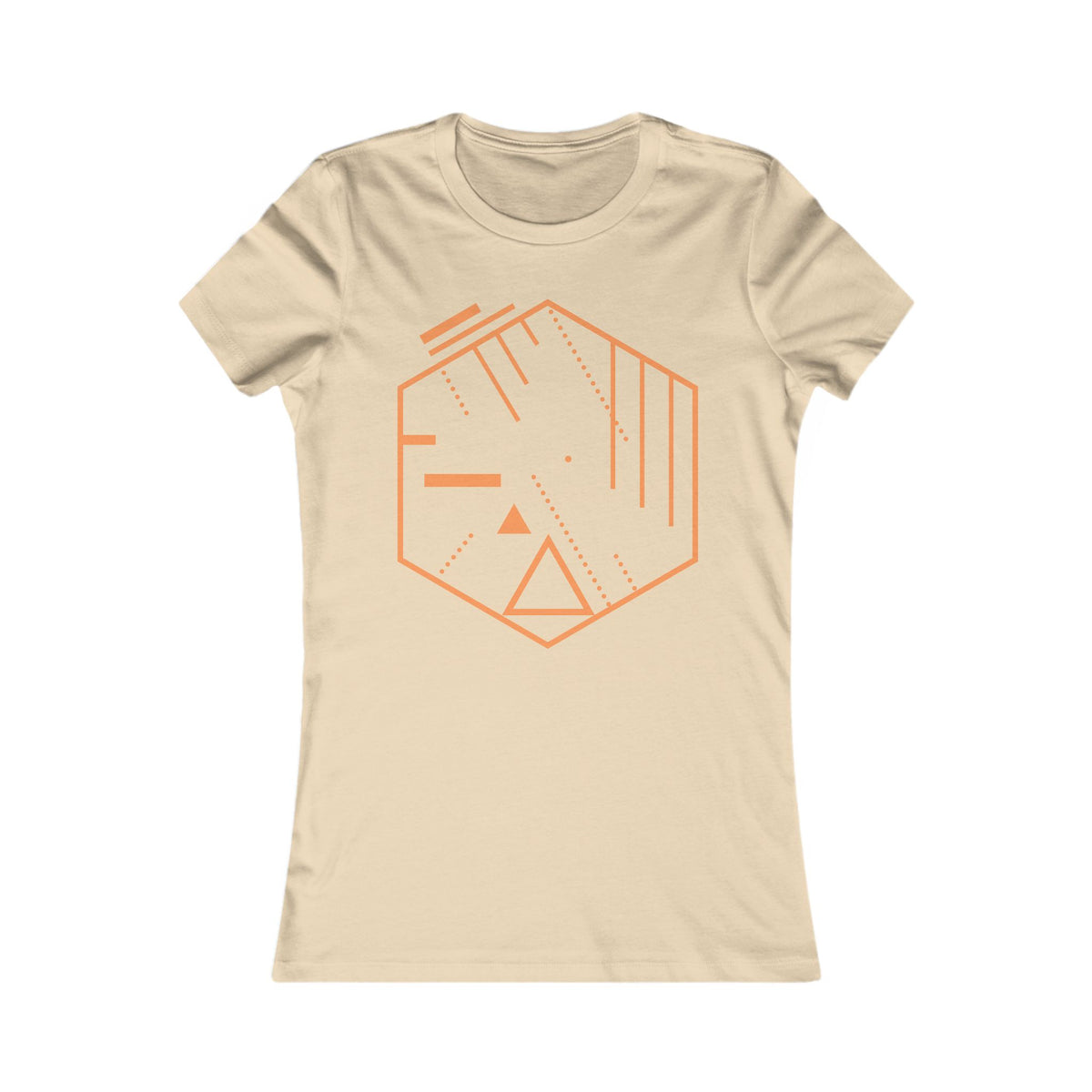 Women's Favourite Stylish Geometric T-Shirt
