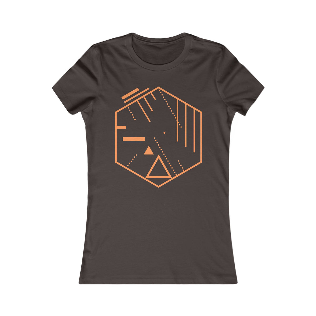 Women's Favourite Stylish Geometric T-Shirt