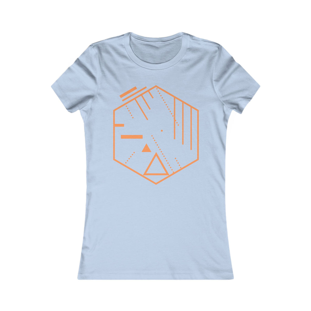Women's Favourite Stylish Geometric T-Shirt