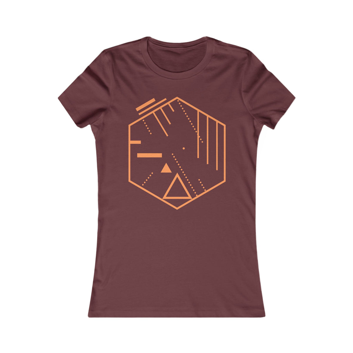 Women's Favourite Stylish Geometric T-Shirt
