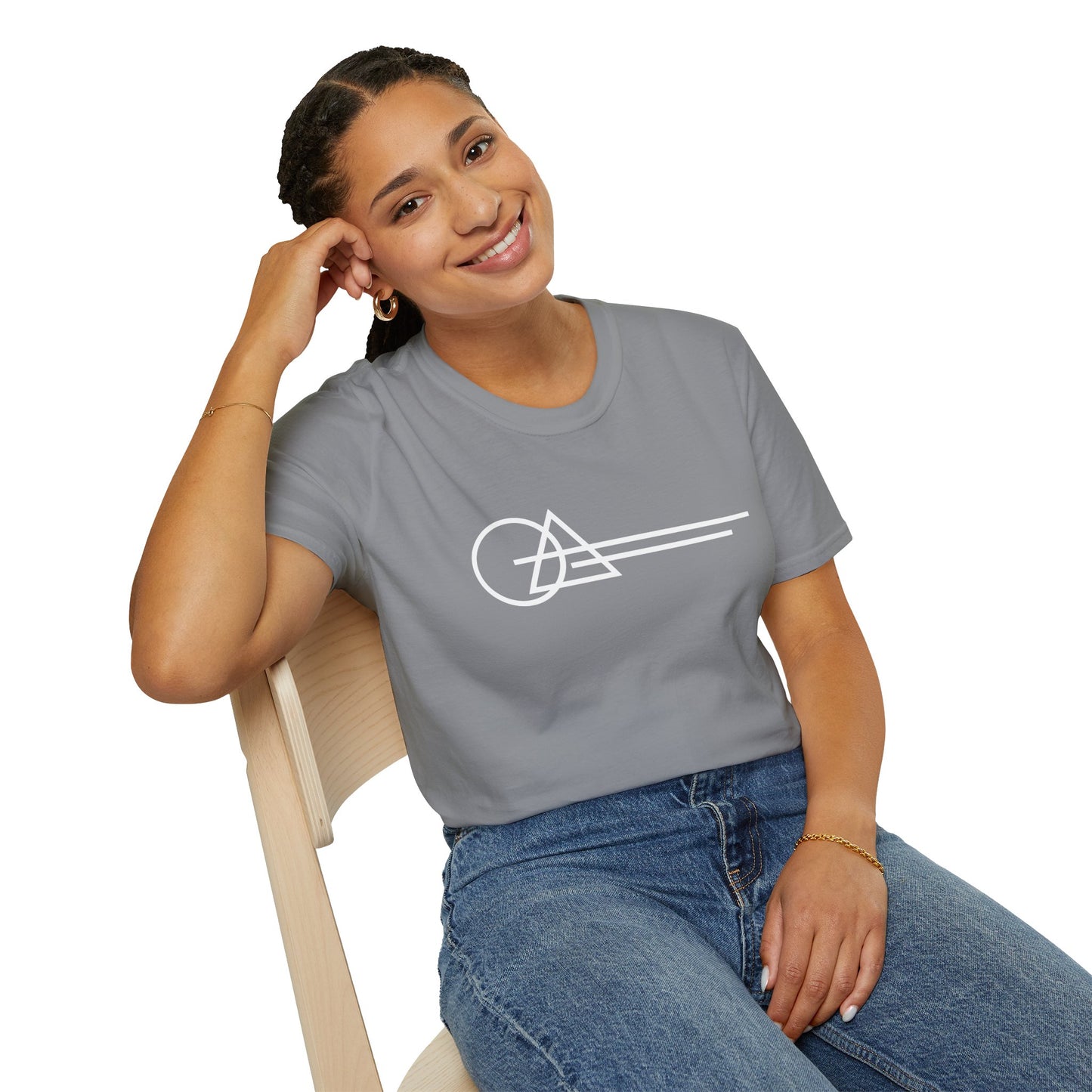 Minimalist Geometric Softstyle T-Shirt