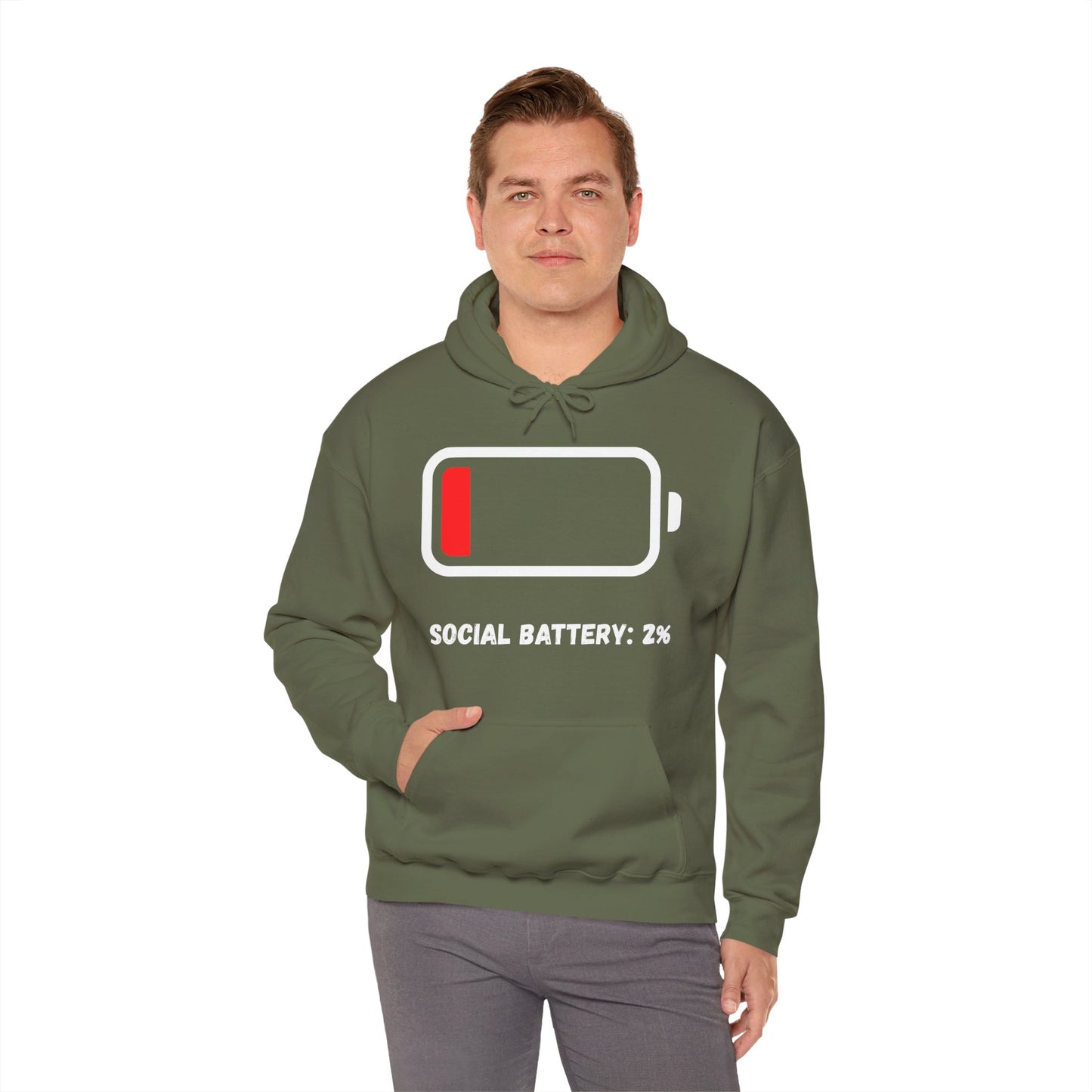 Introvert - Social Battery: 2% Hoodie