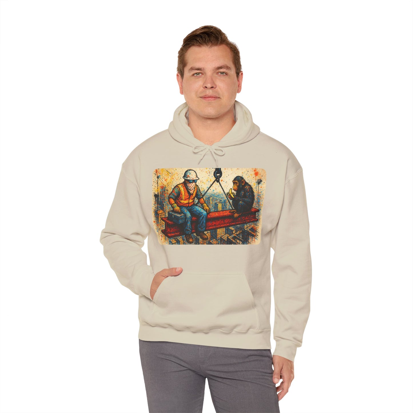 Urban Jungle Graffiti Heavy Hoodie
