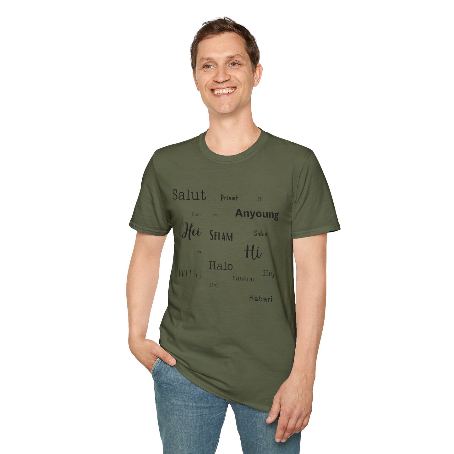 Multi-Language Greetings Softstyle T-Shirt