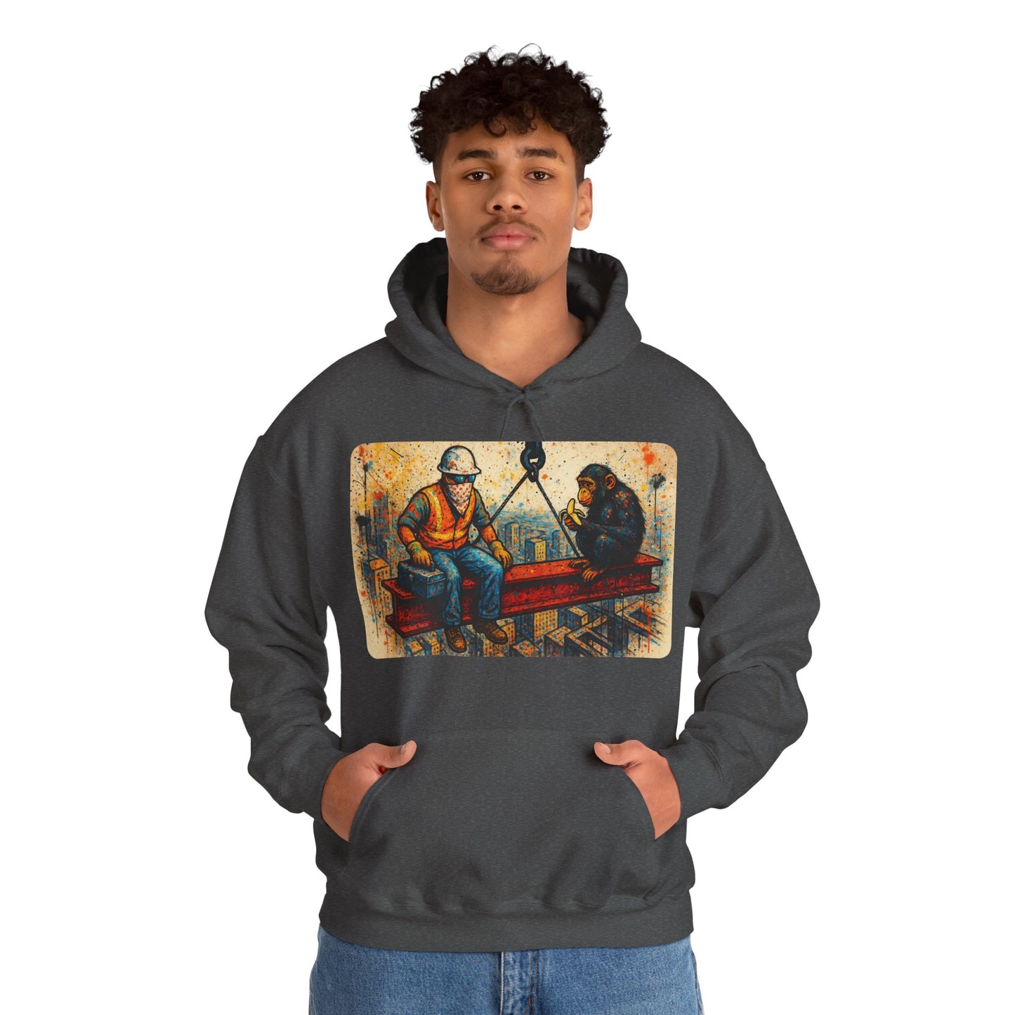 Urban Jungle Graffiti Heavy Hoodie