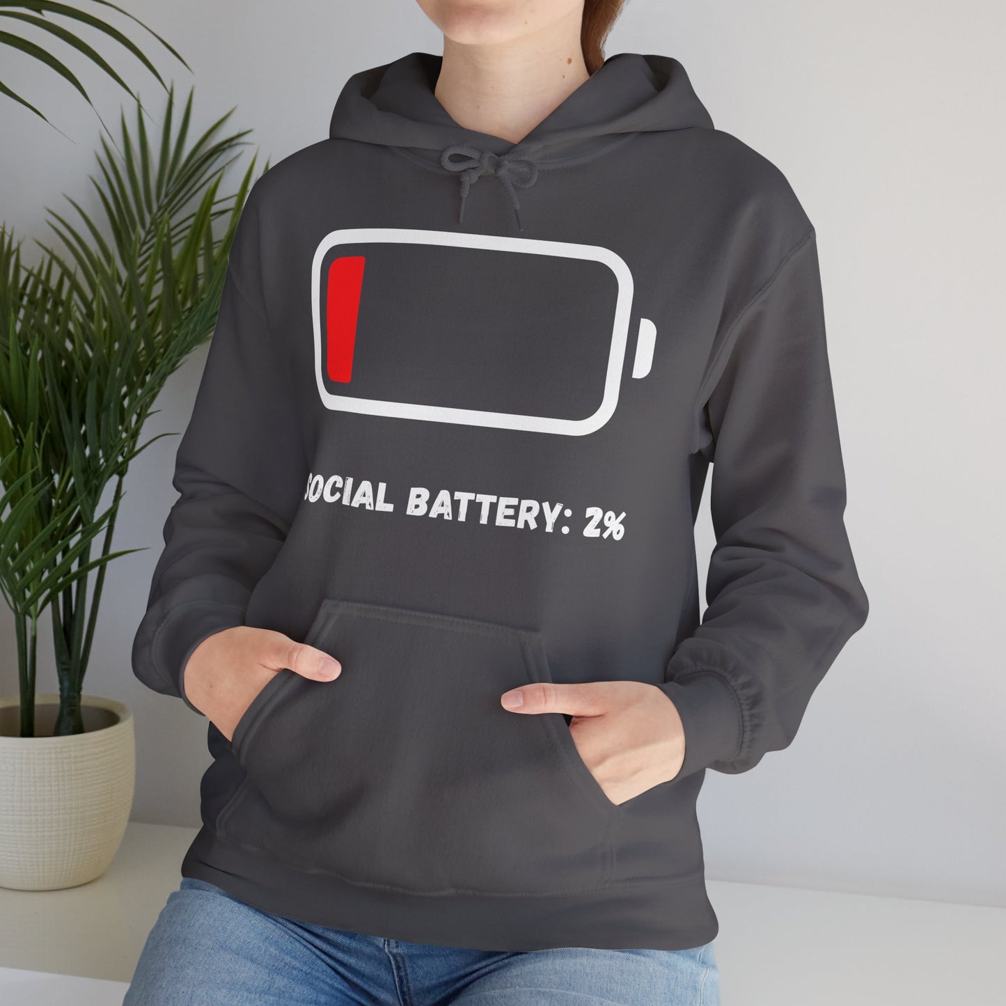 Introvert - Social Battery: 2% Hoodie