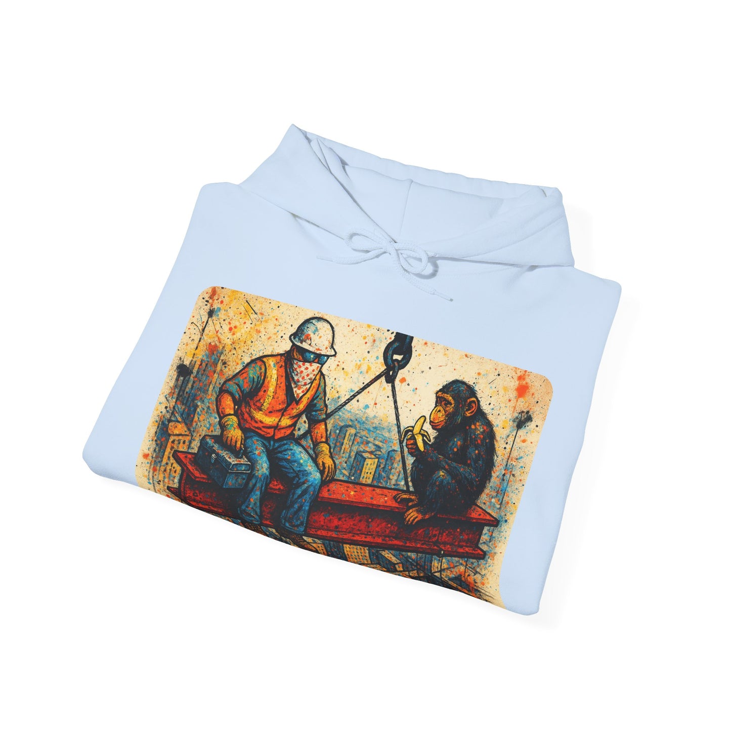 Urban Jungle Graffiti Heavy Hoodie