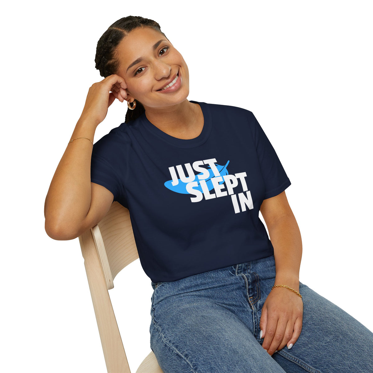 Just Slept In Casual Graphic T-Shirt