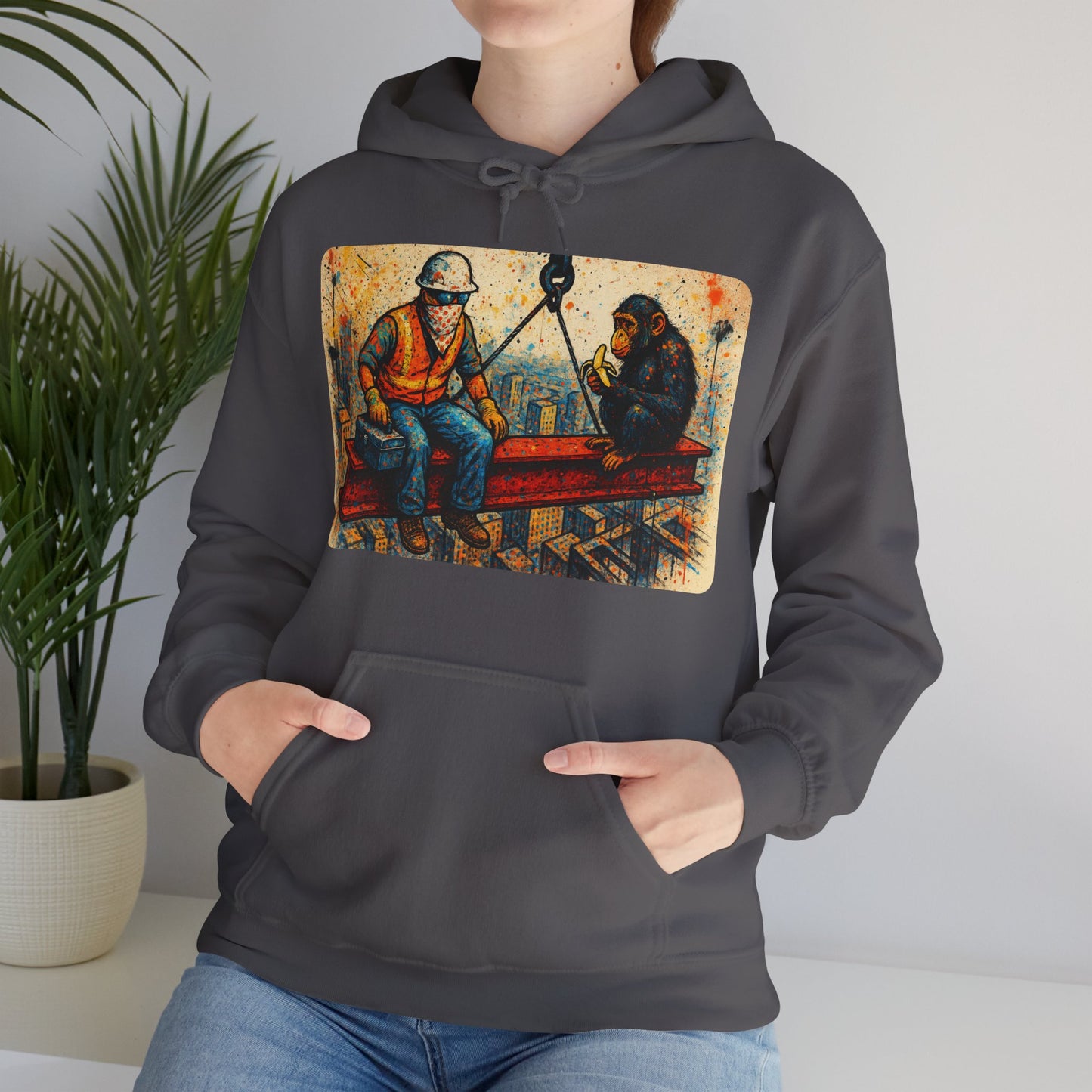 Urban Jungle Graffiti Heavy Hoodie