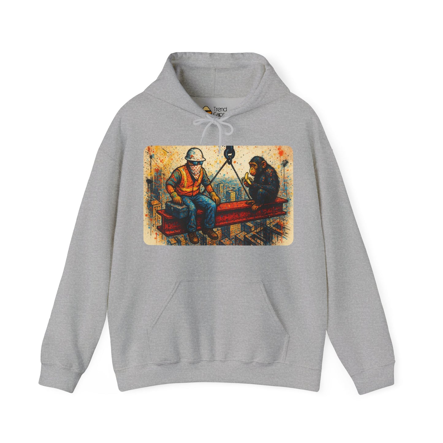 Urban Jungle Graffiti Heavy Hoodie