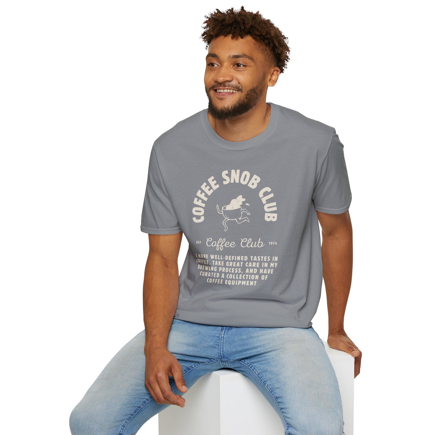 Coffee Snob Club Softstyle T-Shirt