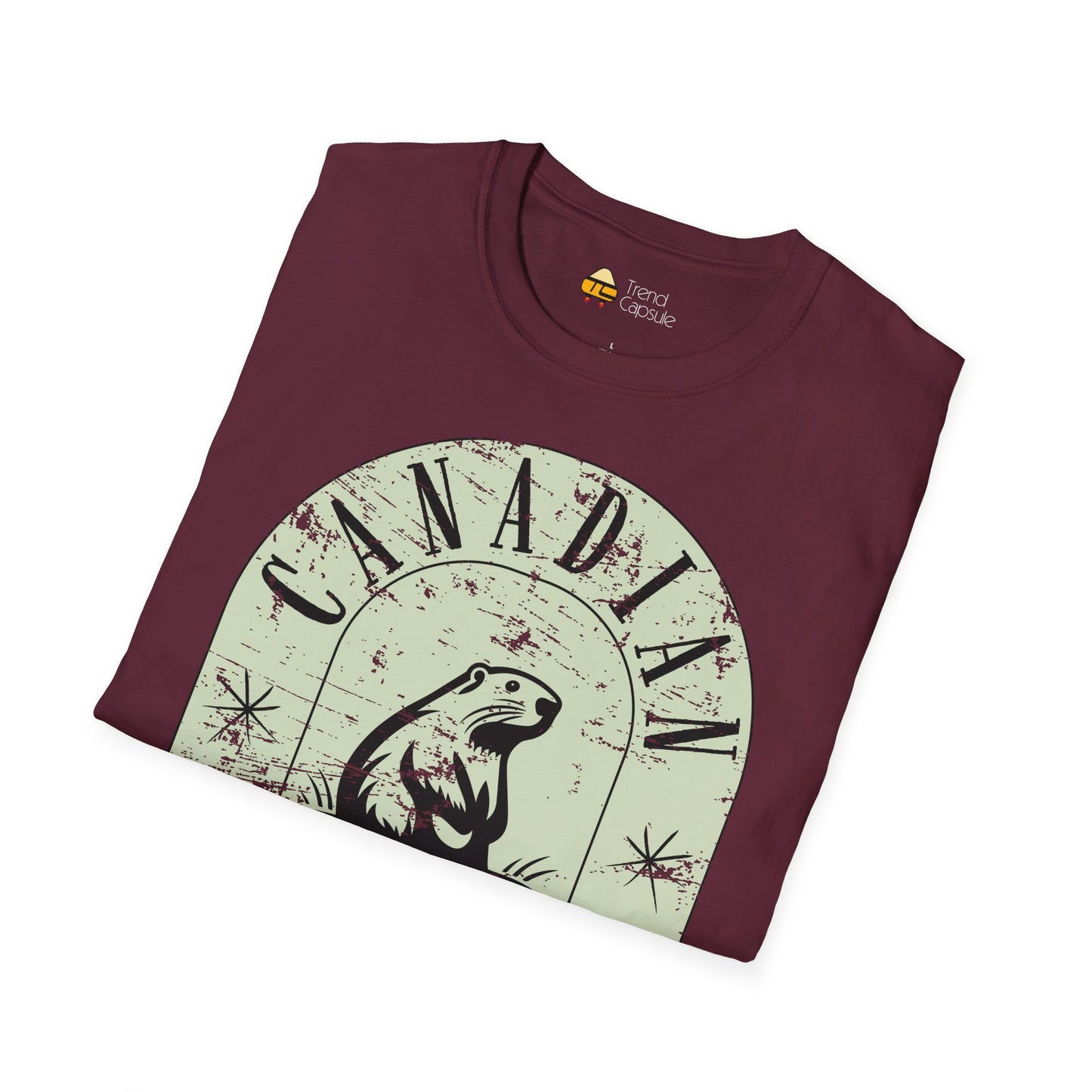Vintage Canadian Beaver Softstyle T-Shirt