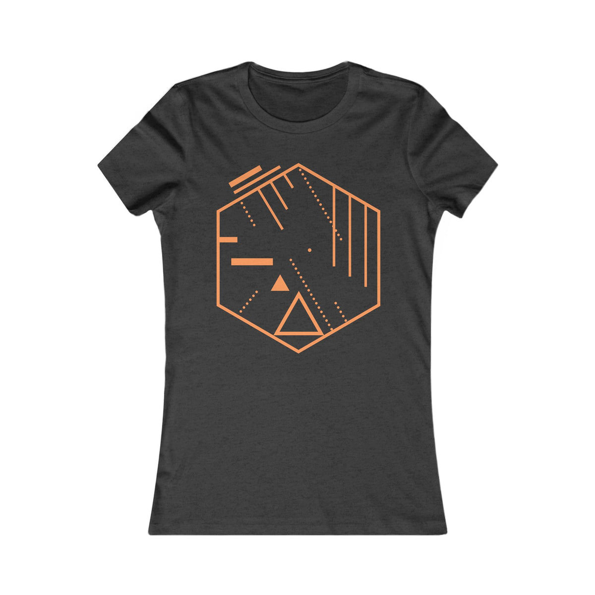 Women's Favourite Stylish Geometric T-Shirt