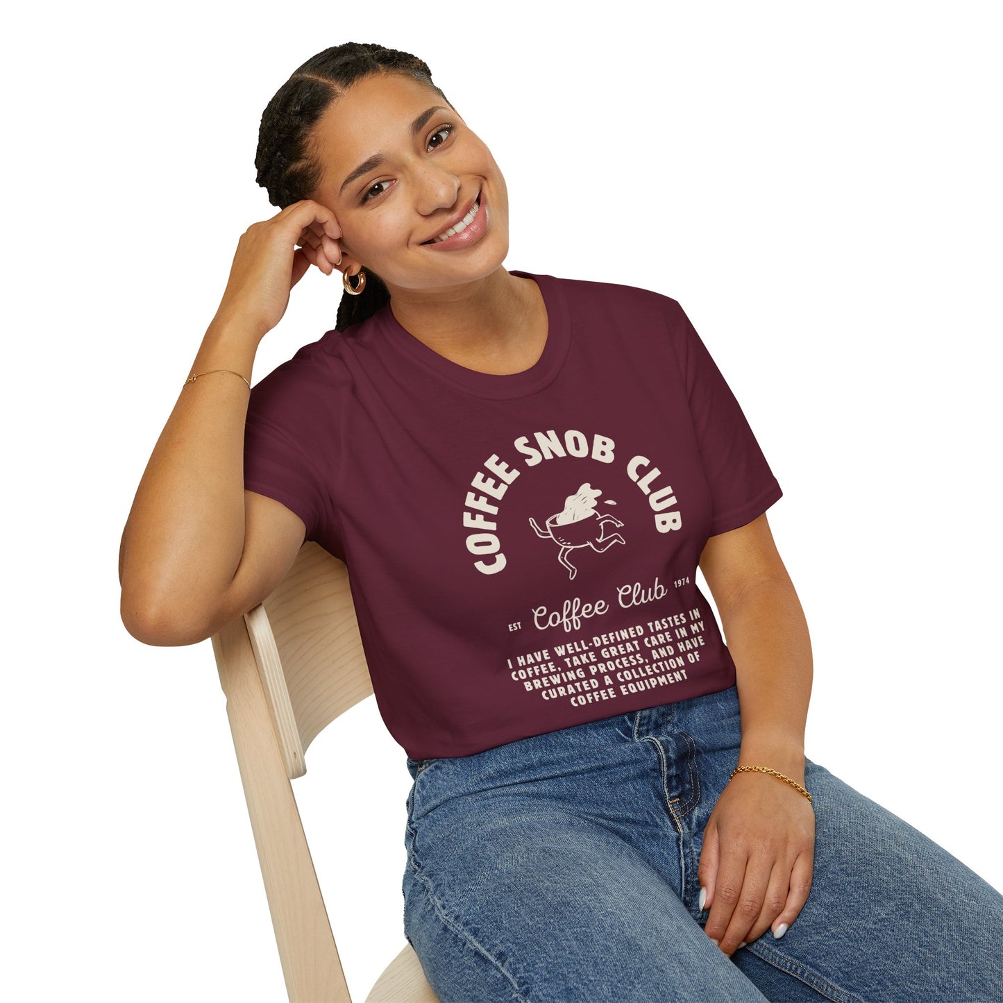 Coffee Snob Club Softstyle T-Shirt