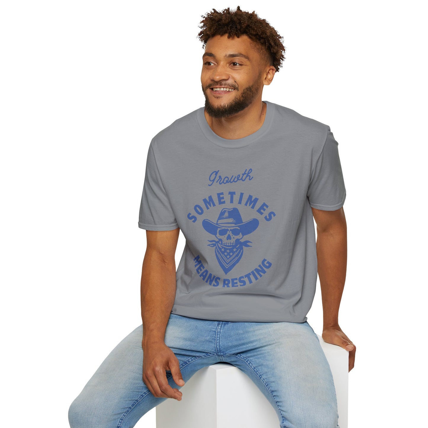 "Growth Sometimes Means Resting" Softstyle T-Shirt