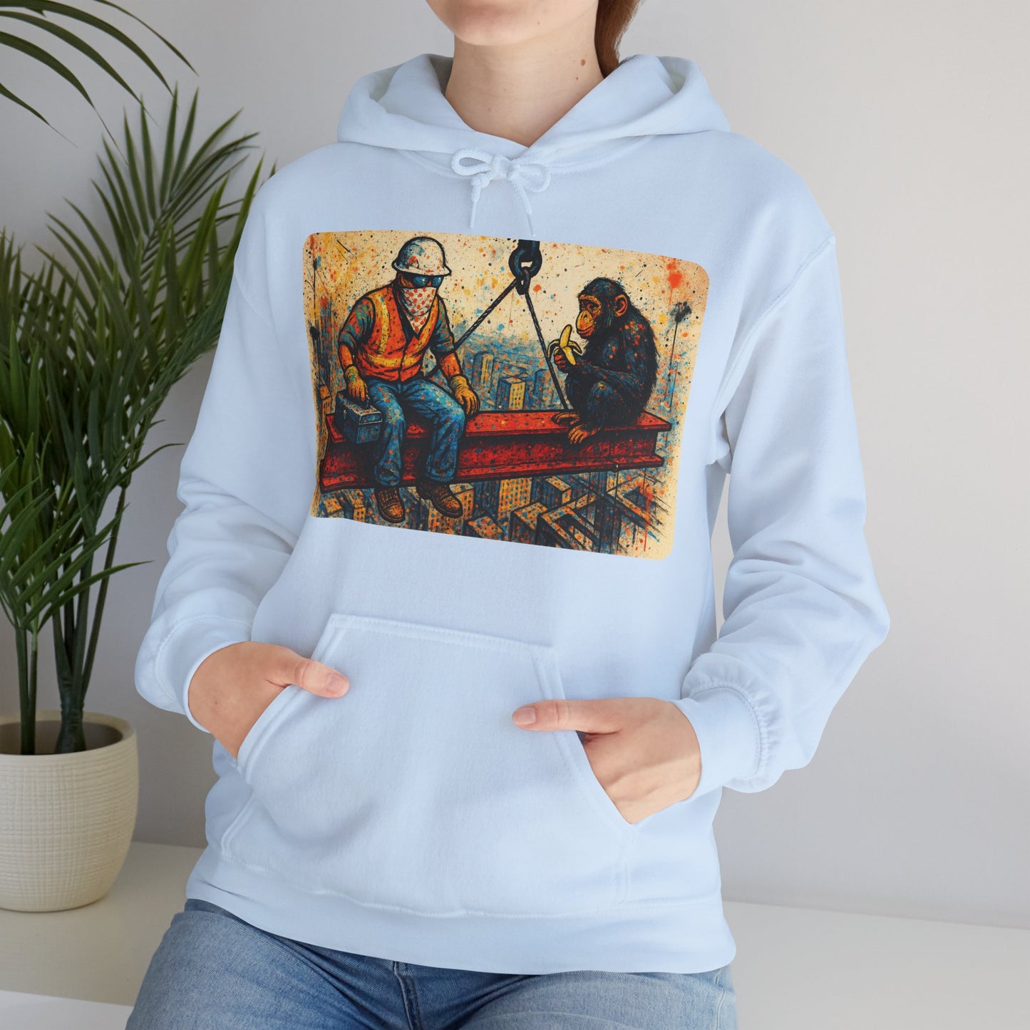 Urban Jungle Graffiti Heavy Hoodie