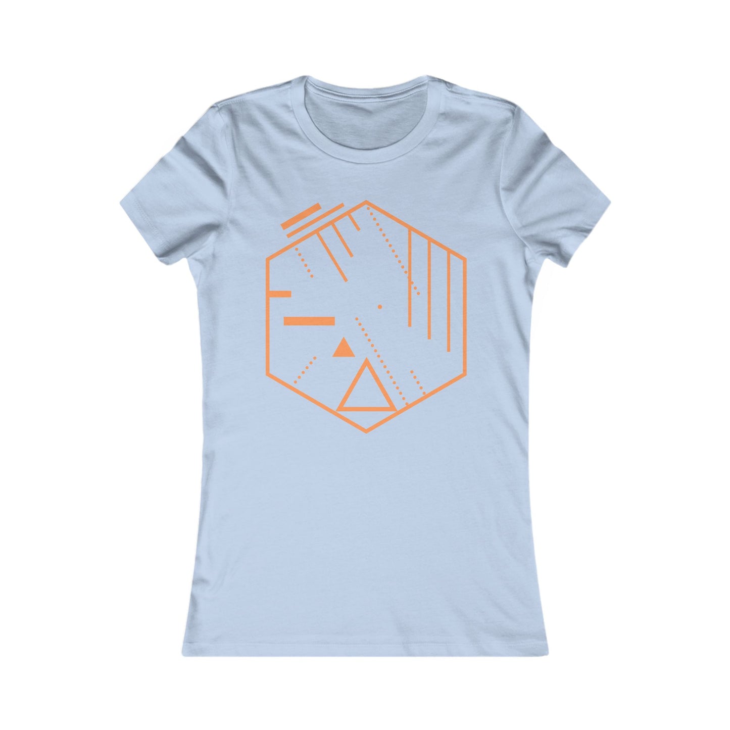 Women's Favourite Stylish Geometric T-Shirt