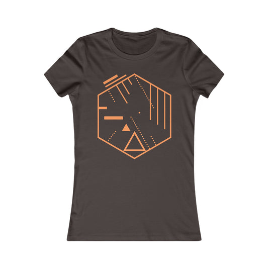 Women's Favourite Stylish Geometric T-Shirt
