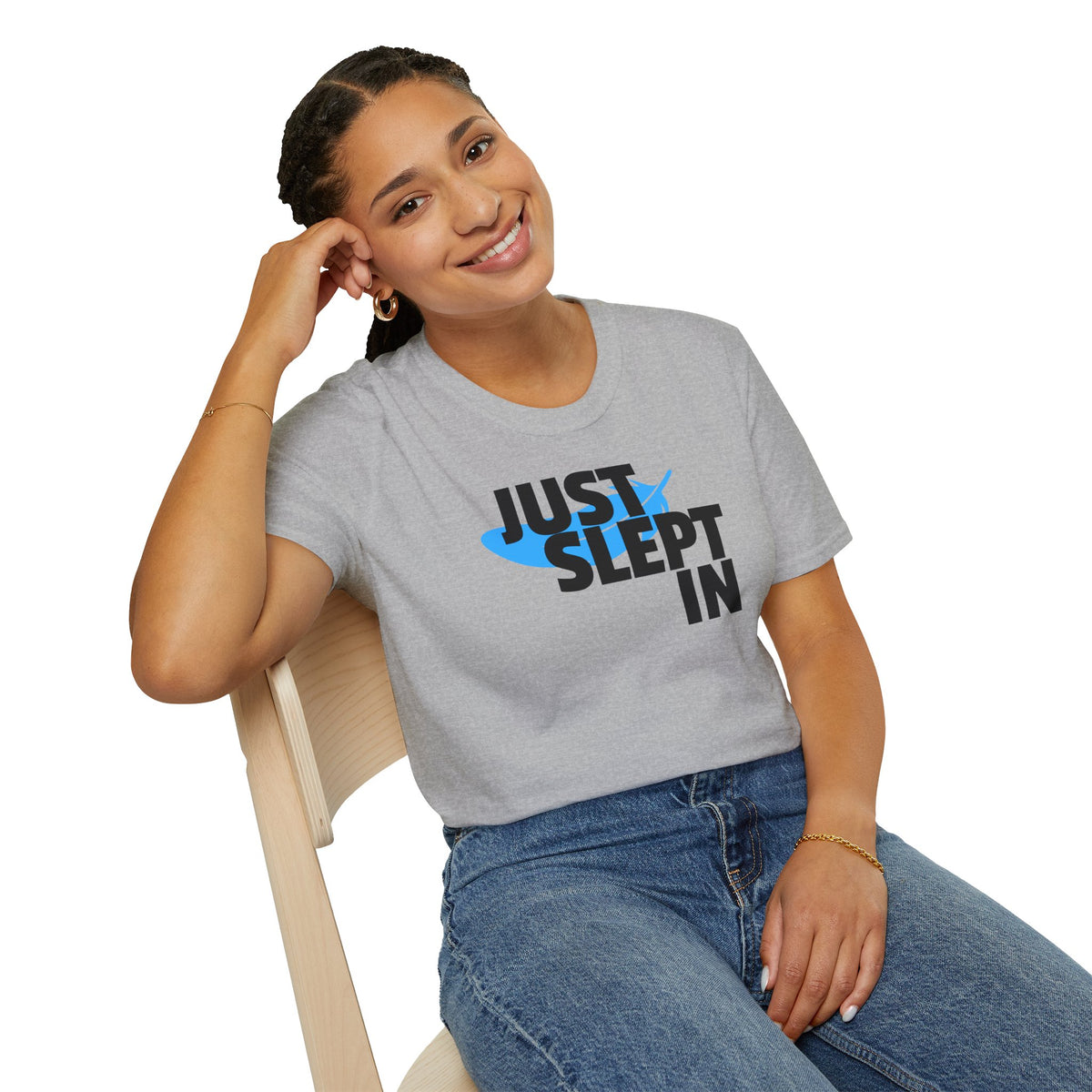 Just Slept In Casual Graphic T-Shirt