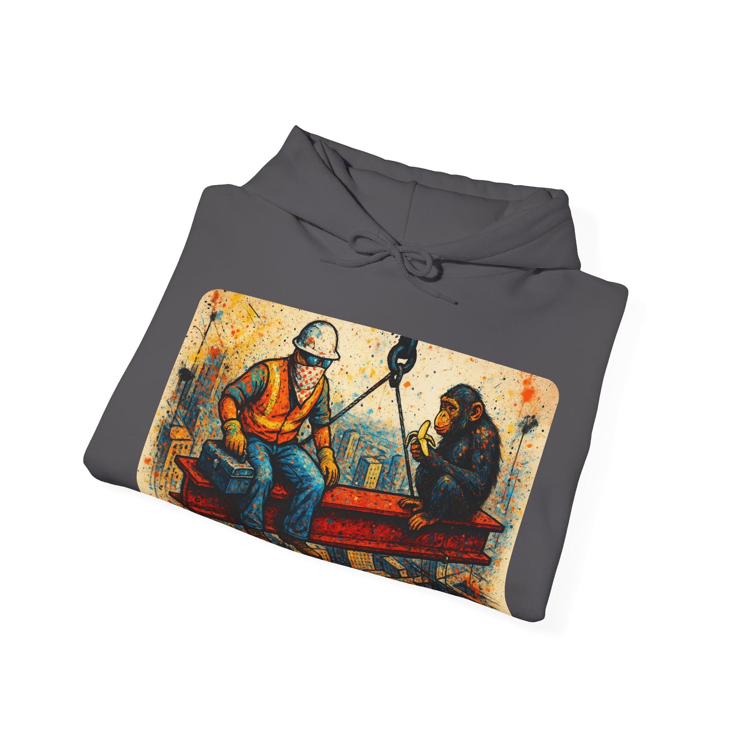 Urban Jungle Graffiti Heavy Hoodie