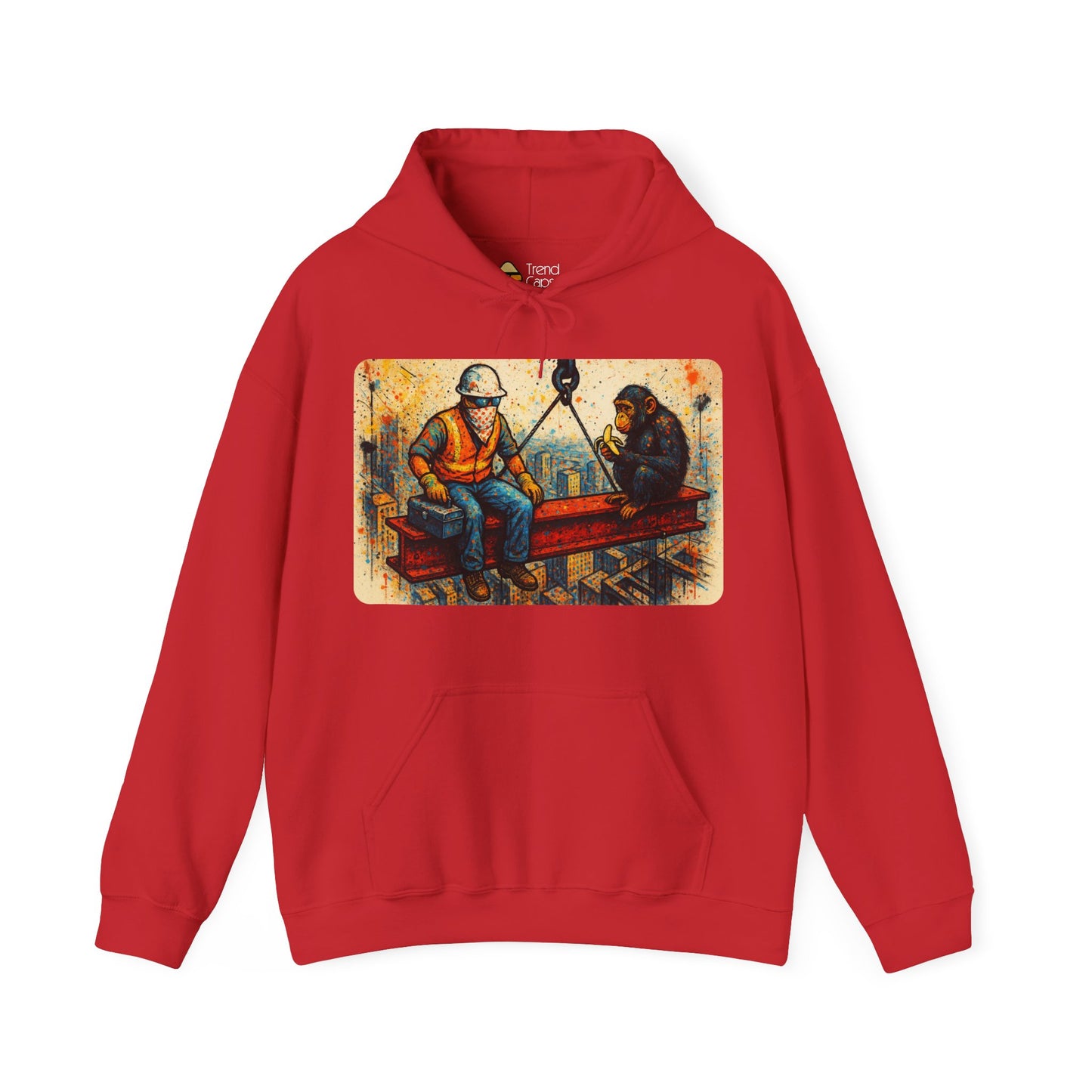 Urban Jungle Graffiti Heavy Hoodie