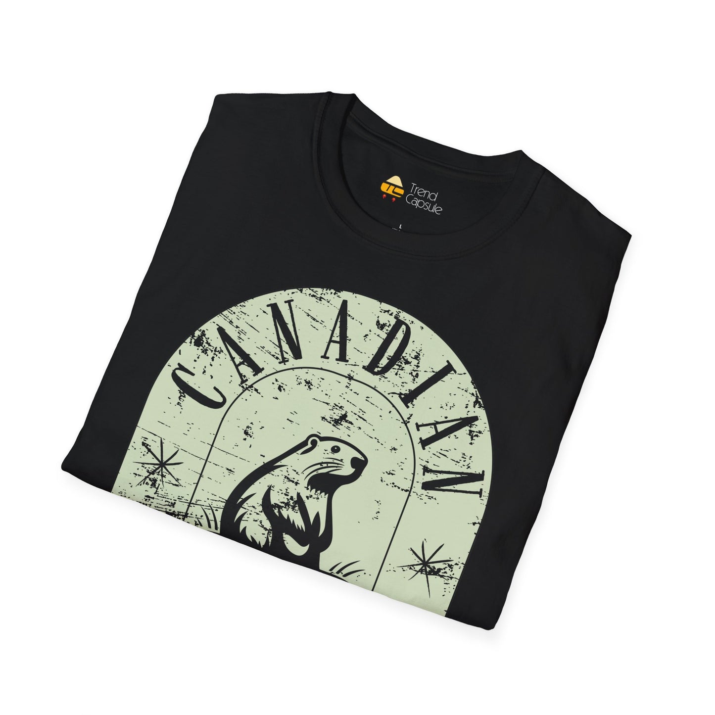 Vintage Canadian Beaver Softstyle T-Shirt