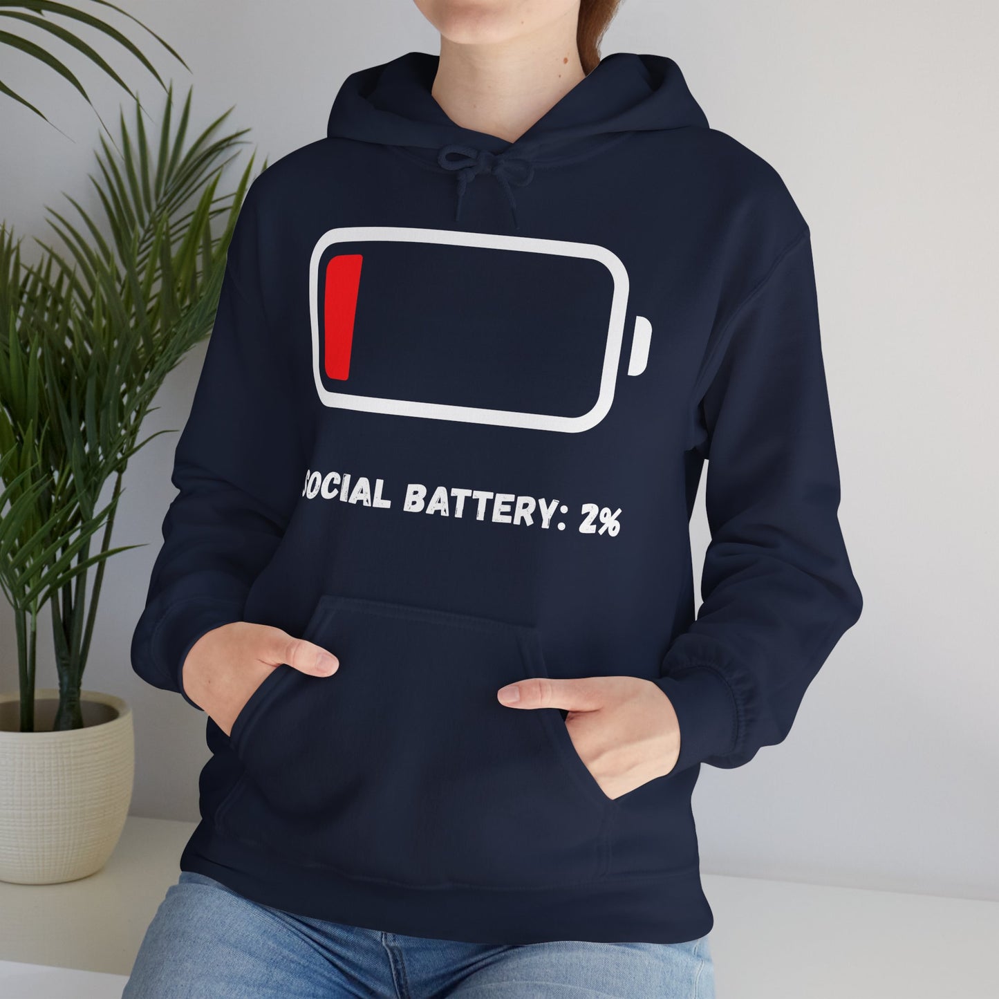 Introvert - Social Battery: 2% Hoodie
