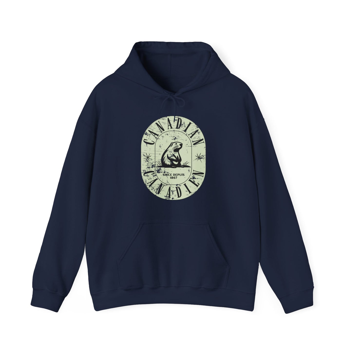Vintage Canadian Beaver Heritage Hoodie
