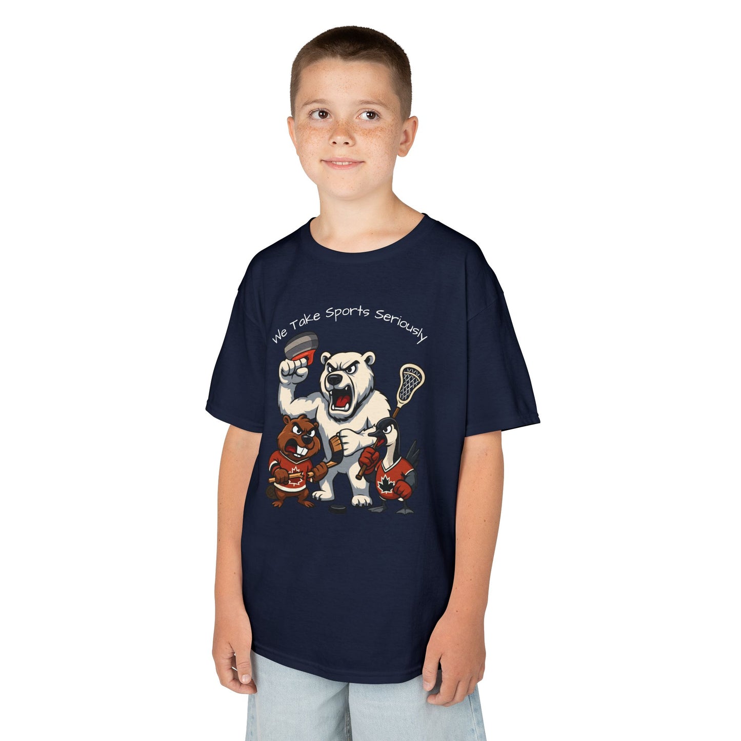 Youth's Sporty Canadian Animal T-Shirt